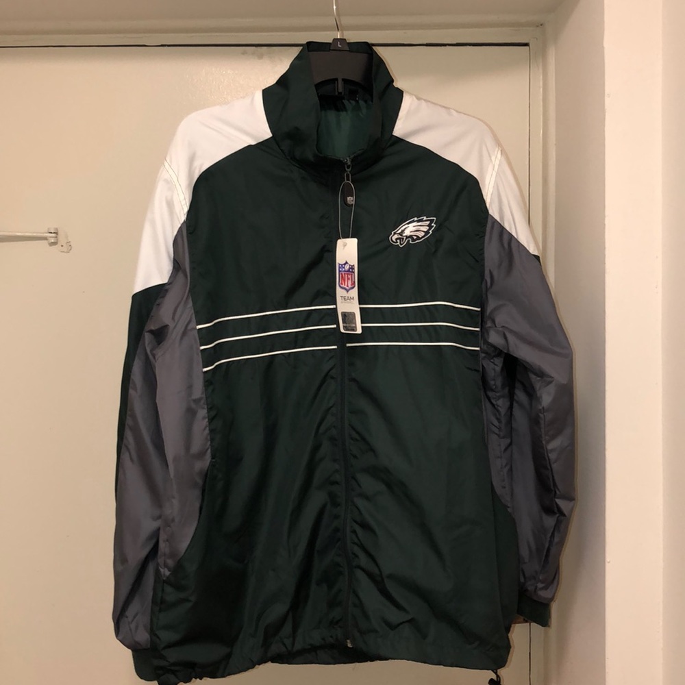 Philadelphia Eagles Windbreaker Jacket Size L